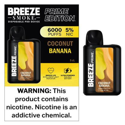 Breeze Prime 6000 Puff Disposable