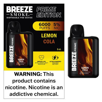 Breeze Prime 6000 Puff Disposable