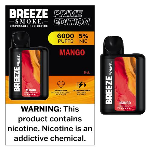 Breeze Prime 6000 Puff Disposable