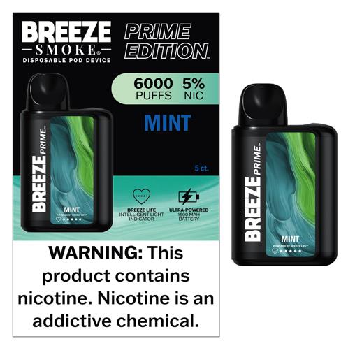 Breeze Prime 6000 Puff Disposable