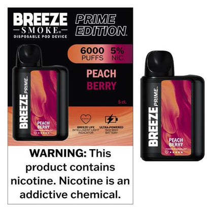 Breeze Prime 6000 Puff Disposable