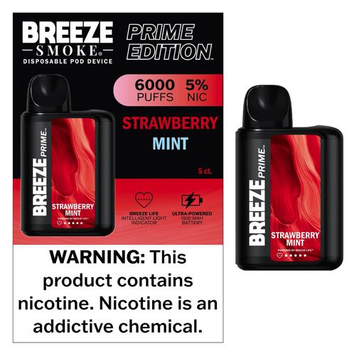 Breeze Prime 6000 Puff Disposable