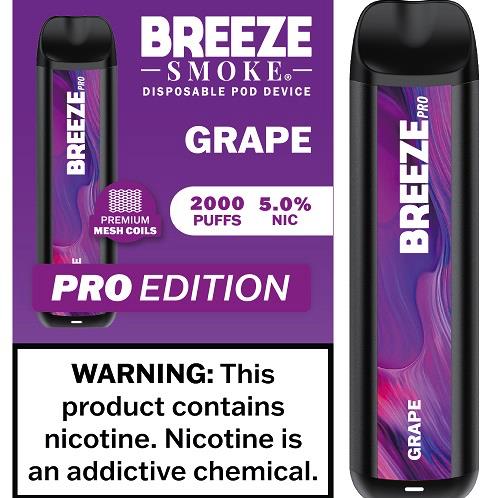 Breeze Pro 2000 Puff Disposable