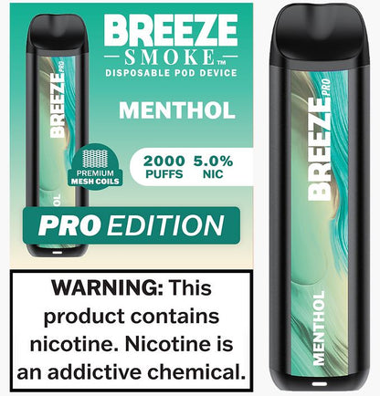 Breeze Pro 2000 Puff Disposable