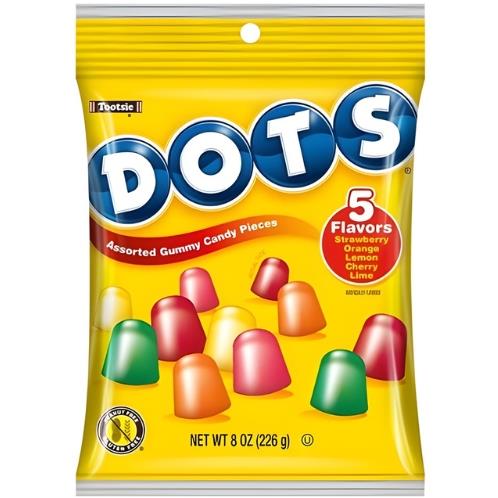 Dots Candy Bag 8 oz