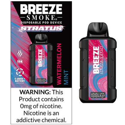 Breeze Stratus 15K Disposable Zero Nic
